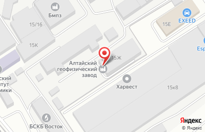 ОАО Барнаульский радиозавод на карте