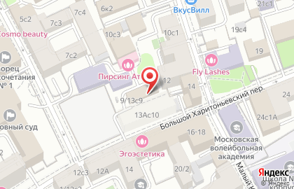 Академия искусств Муза на метро Красные ворота на карте