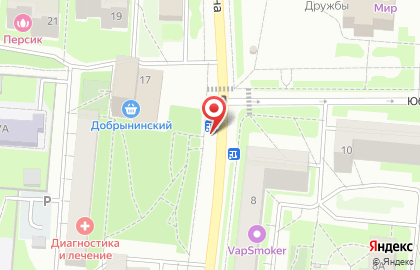 Первая полоса на улице Ленина на карте