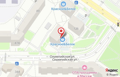 Магазин Красное & Белое в Тюмени на карте