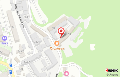 Столовая в Сочи на карте