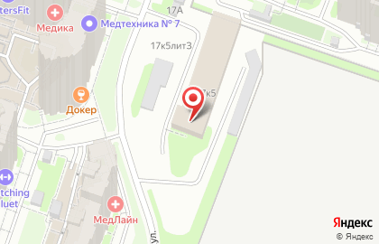 Шиномонтажная мастерская в Калининском районе на карте