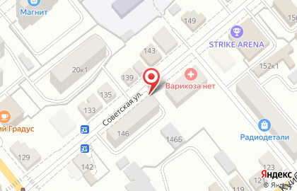 МВТ на Советской улице на карте