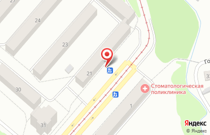 Магазин у дома Бристоль в Красноярске на карте