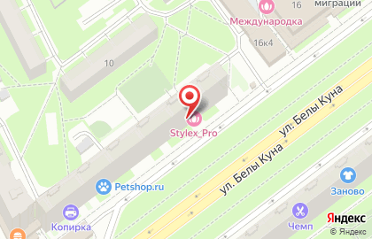 Ателье по пошиву и ремонту одежды в Санкт-Петербурге на карте