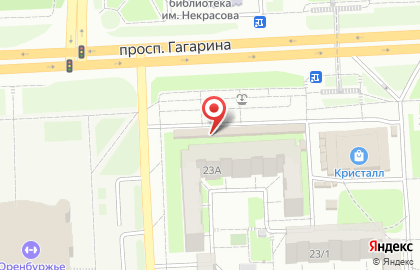 Цветочный магазин в Оренбурге на карте