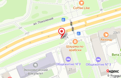Студенческий, ИП Езюков С.В. на карте