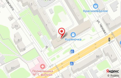 Магазин обоев Премьера на улице Дзержинского на карте
