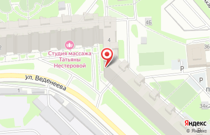 Супермаркет Магнит в Калининском районе на карте