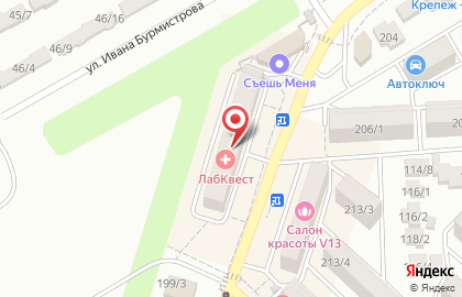 Медицинская лаборатория LabQuest в Михайловске на карте