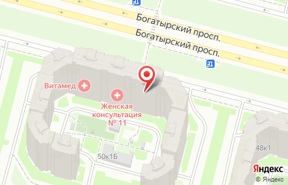Банкомат Почта Банк на Комендантском проспекте на карте