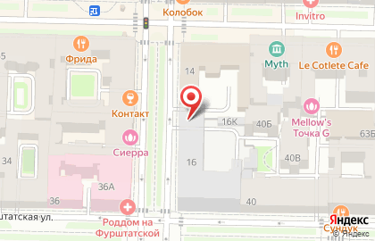 Холдинговая компания Петрохлеб на проспекте Чернышевского на карте