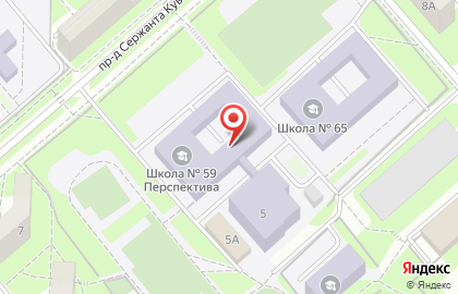 Школа танцев Микст в Советском районе на карте