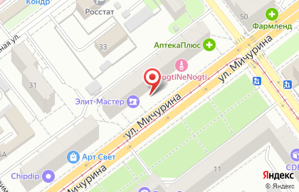 Салон красоты Имидж-студия в Октябрьском районе на карте