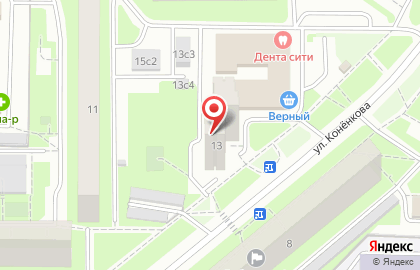 Ортодонт на улице Конёнкова на карте