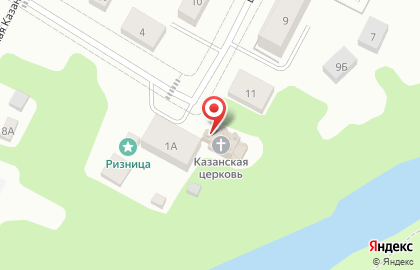Церковь Казанской иконы Божьей матери в Ярославле на карте
