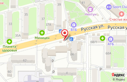 Микрокредитная компания Экспресс Наличные на Русской улице, 66 стр 3 на карте