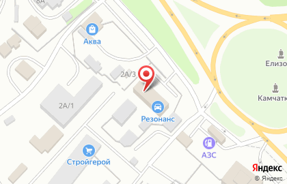 Автосервис Резонанс в Петропавловске-Камчатском на карте