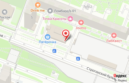 Автомагазин Би-би в Строгино на карте