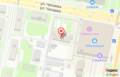 Банкомат Саровбизнесбанк на улице Чапаева, 31а на карте