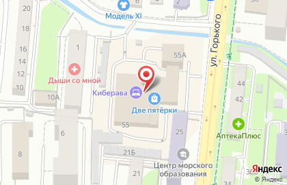 Сервисный центр Smart 55 на улице Горького на карте