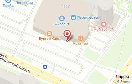 Ювелирный магазин Наше серебро в Красносельском районе на карте