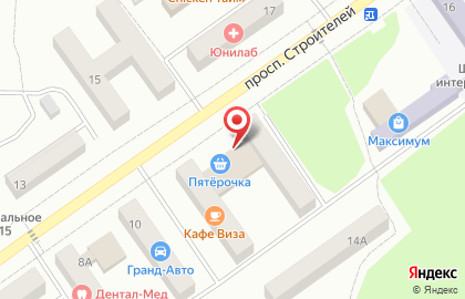 Оптово-розничный магазин Amba на проспекте Строителей в Амурске на карте