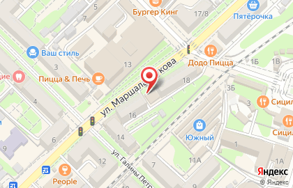 ООО Крис на улице Маршала Жукова на карте