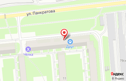 Ветеринарная клиника Друг Ко в 1-м микрорайоне ГПЗ-23 на карте