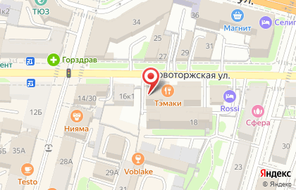 Студия маникюра и педикюра ПИLКИ на Новоторжской улице на карте