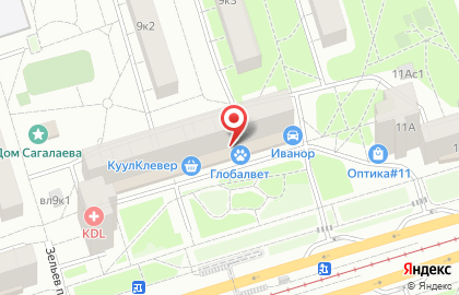 Супермаркет Дикси в Москве на карте