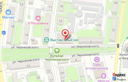 Анна на улице Черняховского на карте