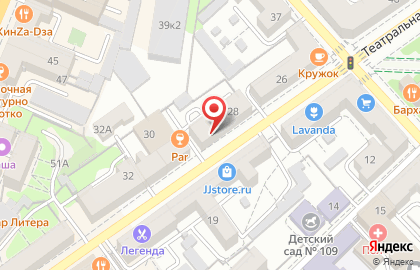 Микрофинансовая компания Микро Капитал на Театральной улице на карте