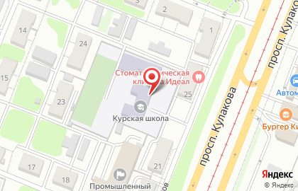 Курская школа для детей с ограниченными возможностями здоровья на карте
