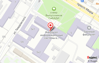 Автотест, НОУ на карте