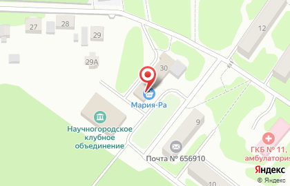 Продуктовый супермаркет Мария-Ра в Ленинском районе на карте