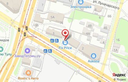Магазин Fix Price на Октябрьской улице на карте