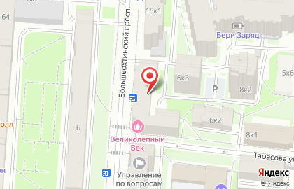 Копировальный центр на Большеохтинском проспекте, 13 на карте
