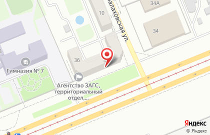Парикмахерская Акцент в Ленинском районе на карте