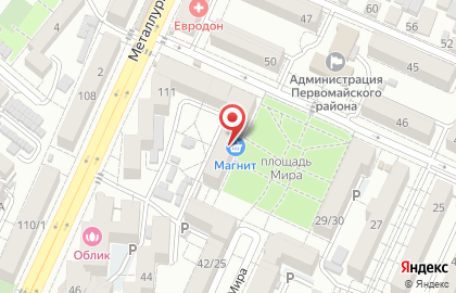 Супермаркет Магнит в Ростове-на-Дону на карте