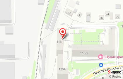 Продуктовый магазин в Тюмени на карте