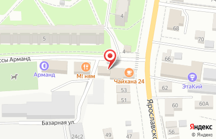 Автосервис АВТОритет на Базарной улице на карте