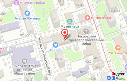 Студия маникюра Club Nails на метро Павелецкая на карте