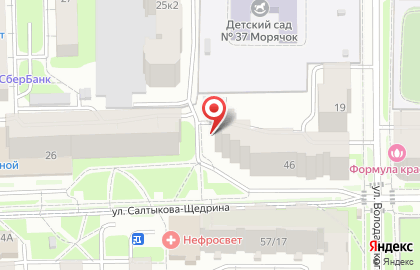 Центр раннего развития Знаечка на улице Салтыкова-Щедрина на карте