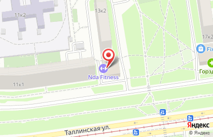 Ателье Ромашка на Таллинской улице на карте