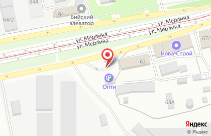 АЗС в Барнауле на карте