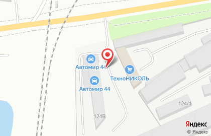 Автокомплекс Автомир 44 на Галичской улице на карте
