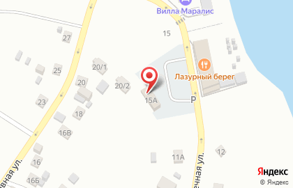 Автомойка Лазурный берег на Заречной улице на карте