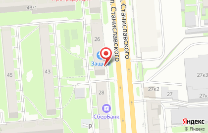 Компания Пластика для окон на улице Станиславского на карте