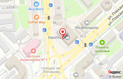 Бизнес Центр "Европорт" на карте